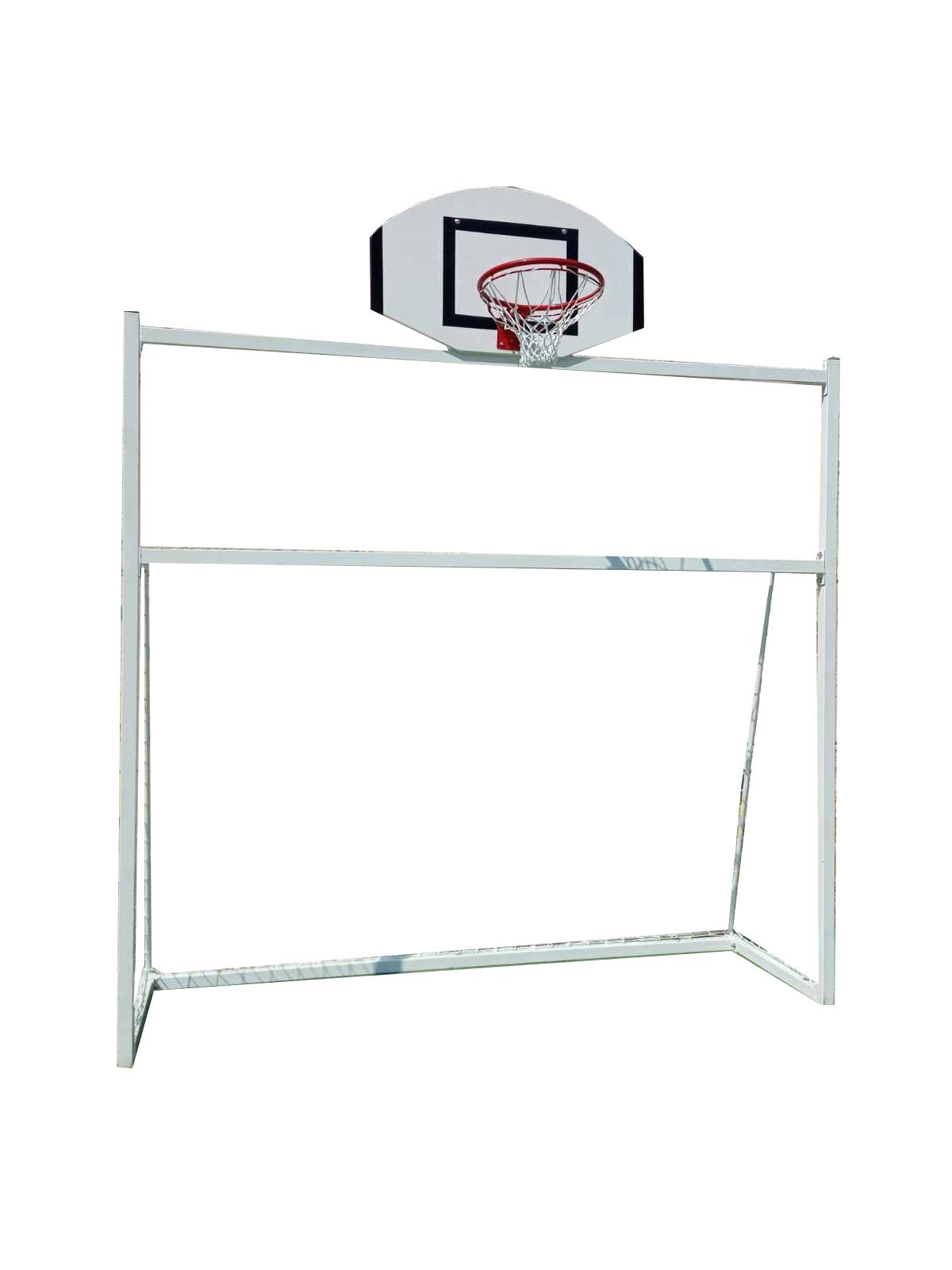 IMG_0776-2 Врата за футбол стоманена 3х2 м с баскетболен кош - Image 1